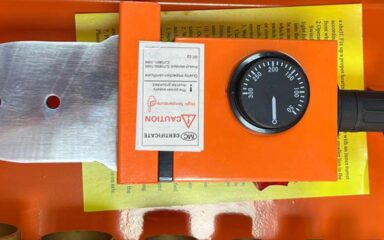 تنظیم درجه دستگاه اتو لوله‌کشی