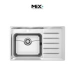 سینک ظرفشویی میکس پلاس مدل 6072P45